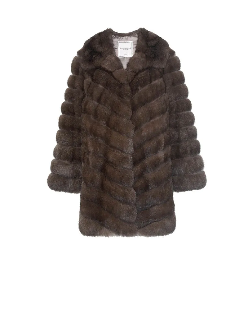 The Thalia Sable Fur Coat sold by Pologeorgis product image thumbnail 5