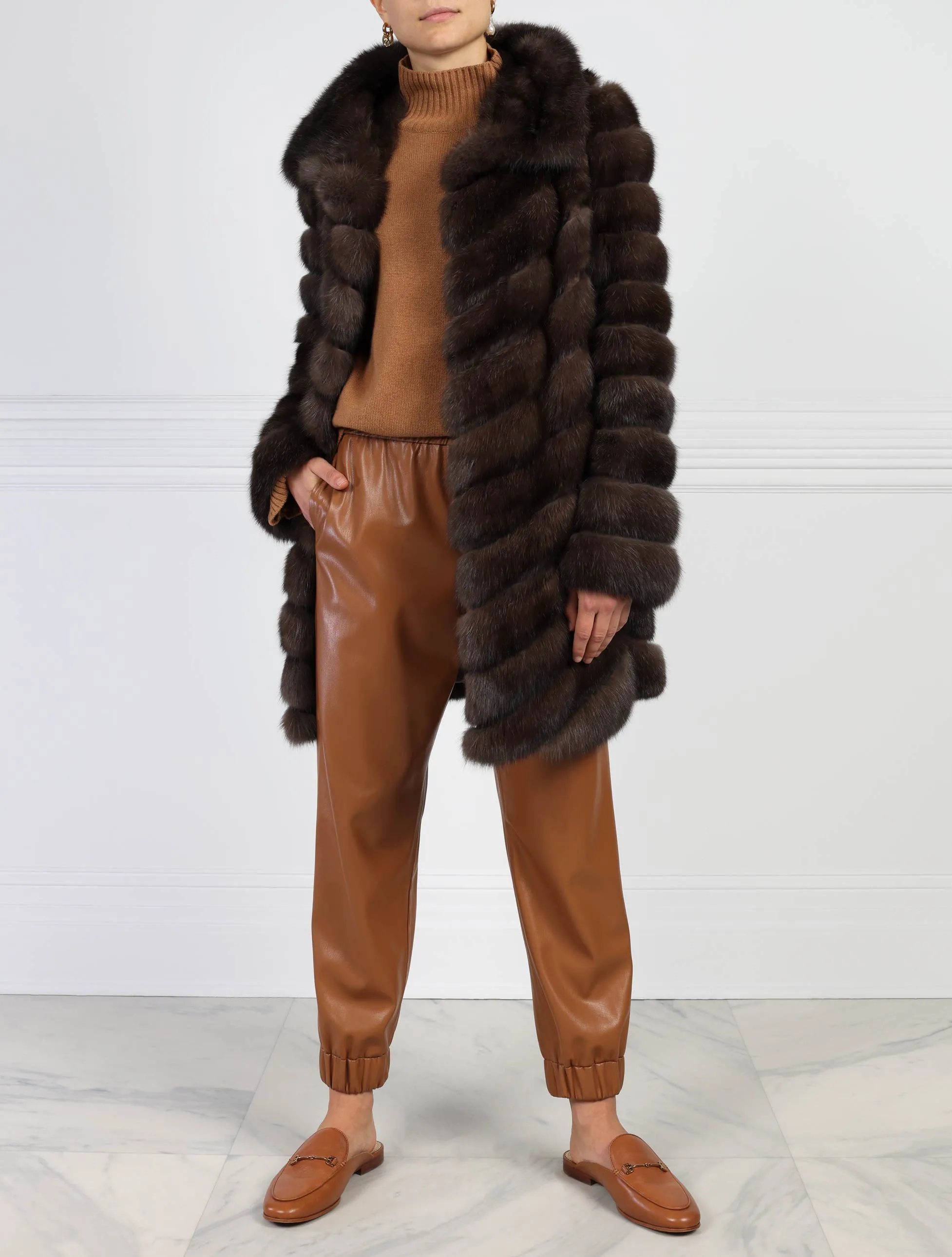 The Thalia Sable Fur Coat sold by Pologeorgis
