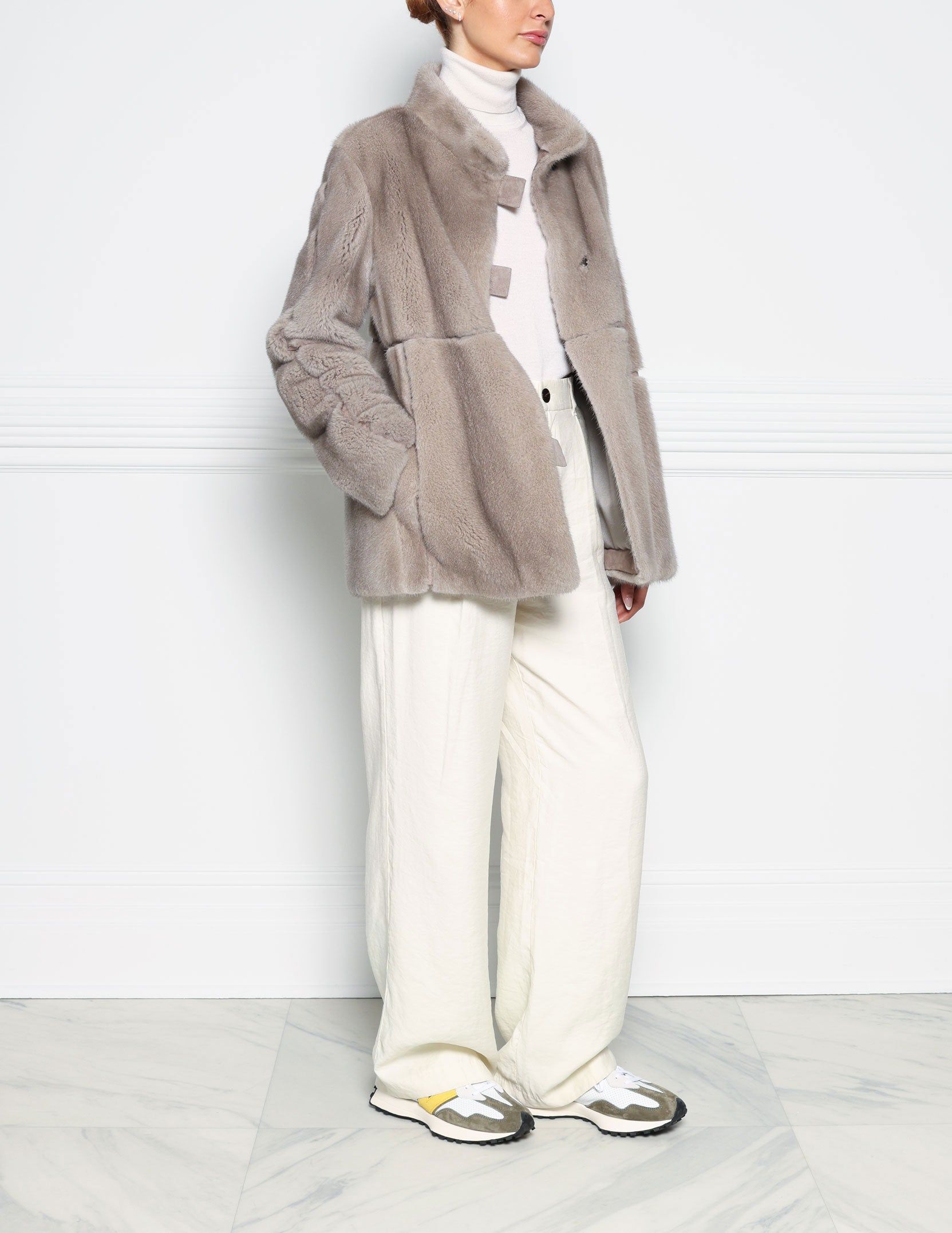 The Imani Mink Fur Jacket sold by Pologeorgis product image thumbnail 4