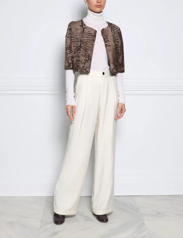 The Carla Lamb Shrug sold by Pologeorgis