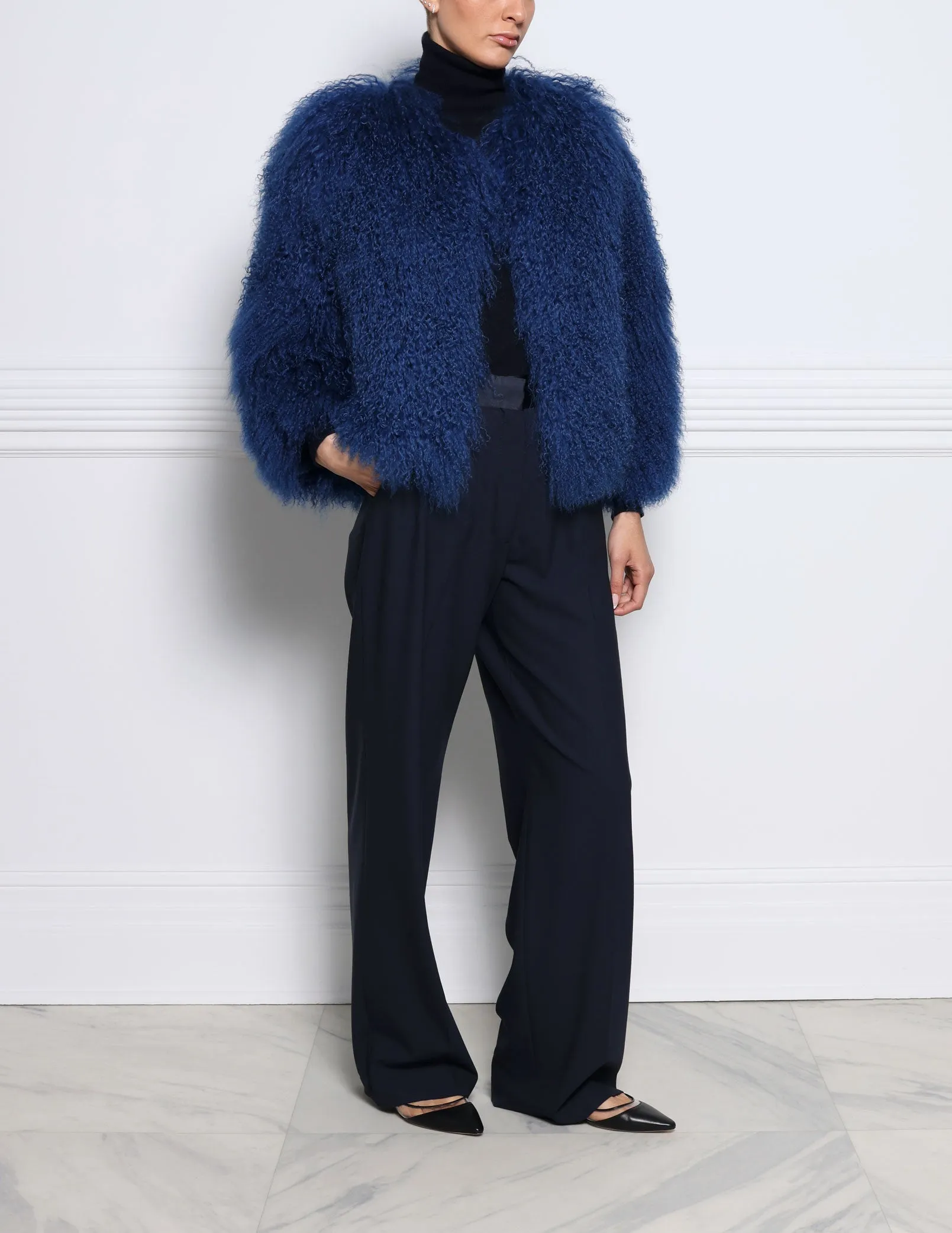 The Suzie Shearling Jacket sold by Pologeorgis product image thumbnail 3