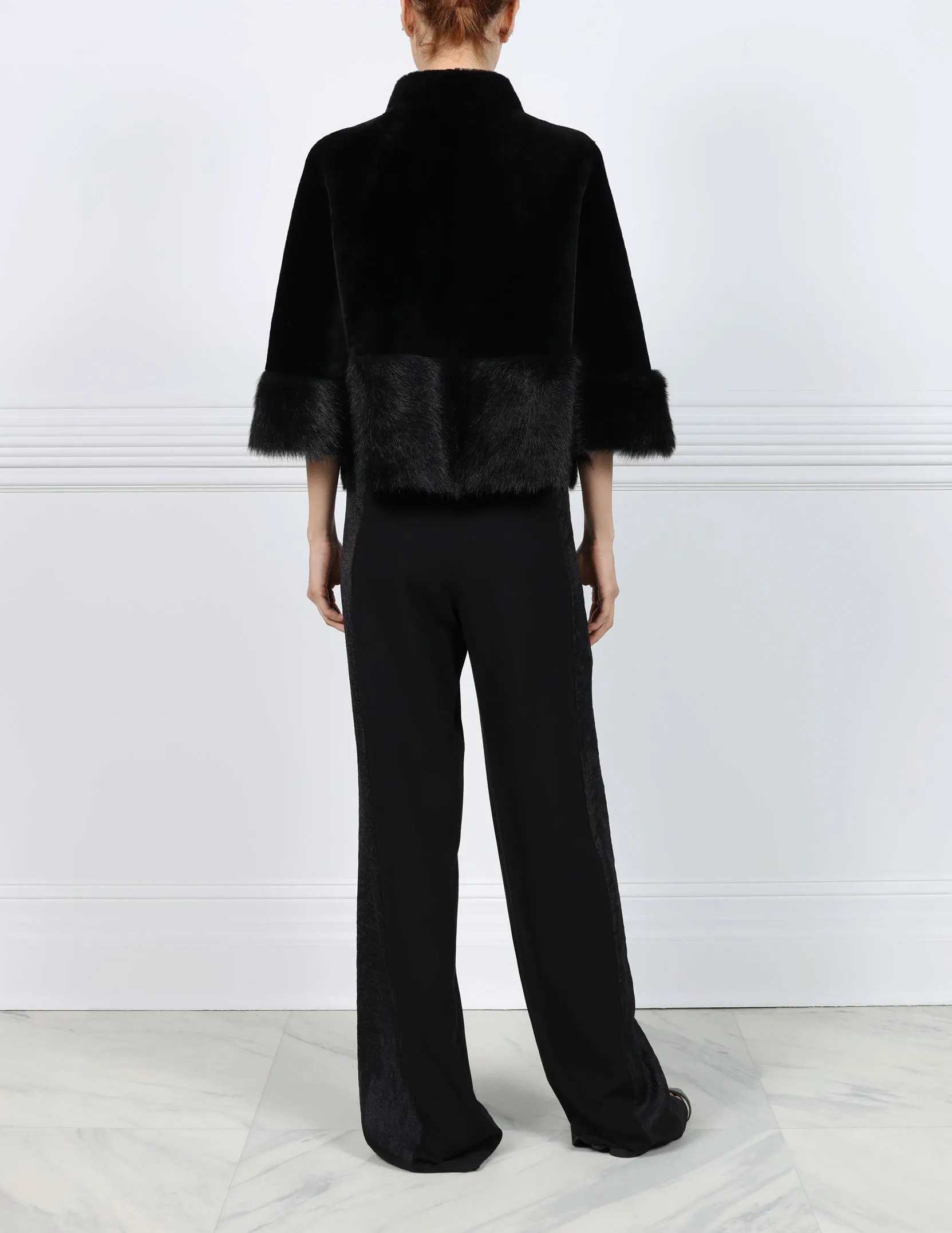 The Edie Two Tier Shearling Jacket sold by Pologeorgis product image thumbnail 3