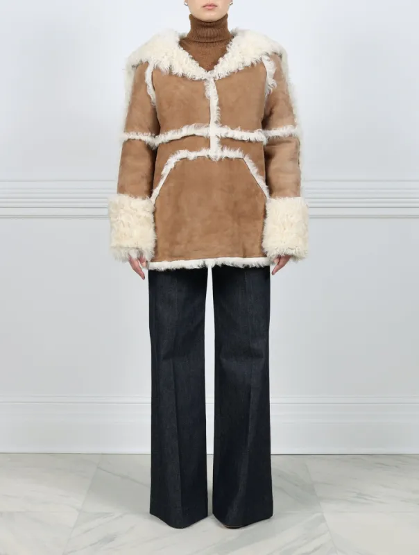 Curly Shearling Pullover with Sailor Collar sold by Pologeorgis