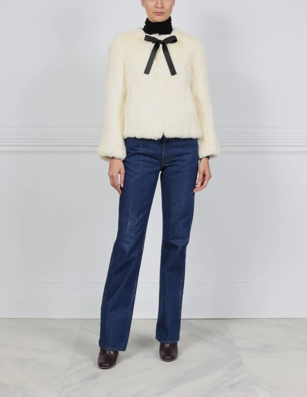 The Vienna Knitted Fur Jacket sold by Pologeorgis