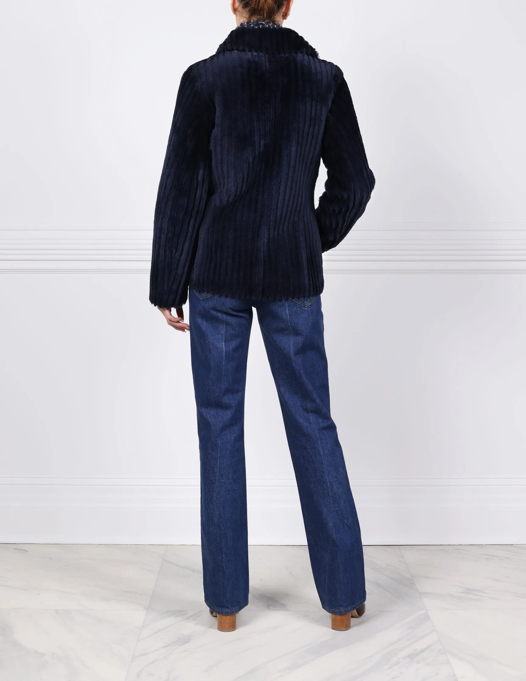 The Blue Gum Shearling Jacket sold by Pologeorgis product image thumbnail 4