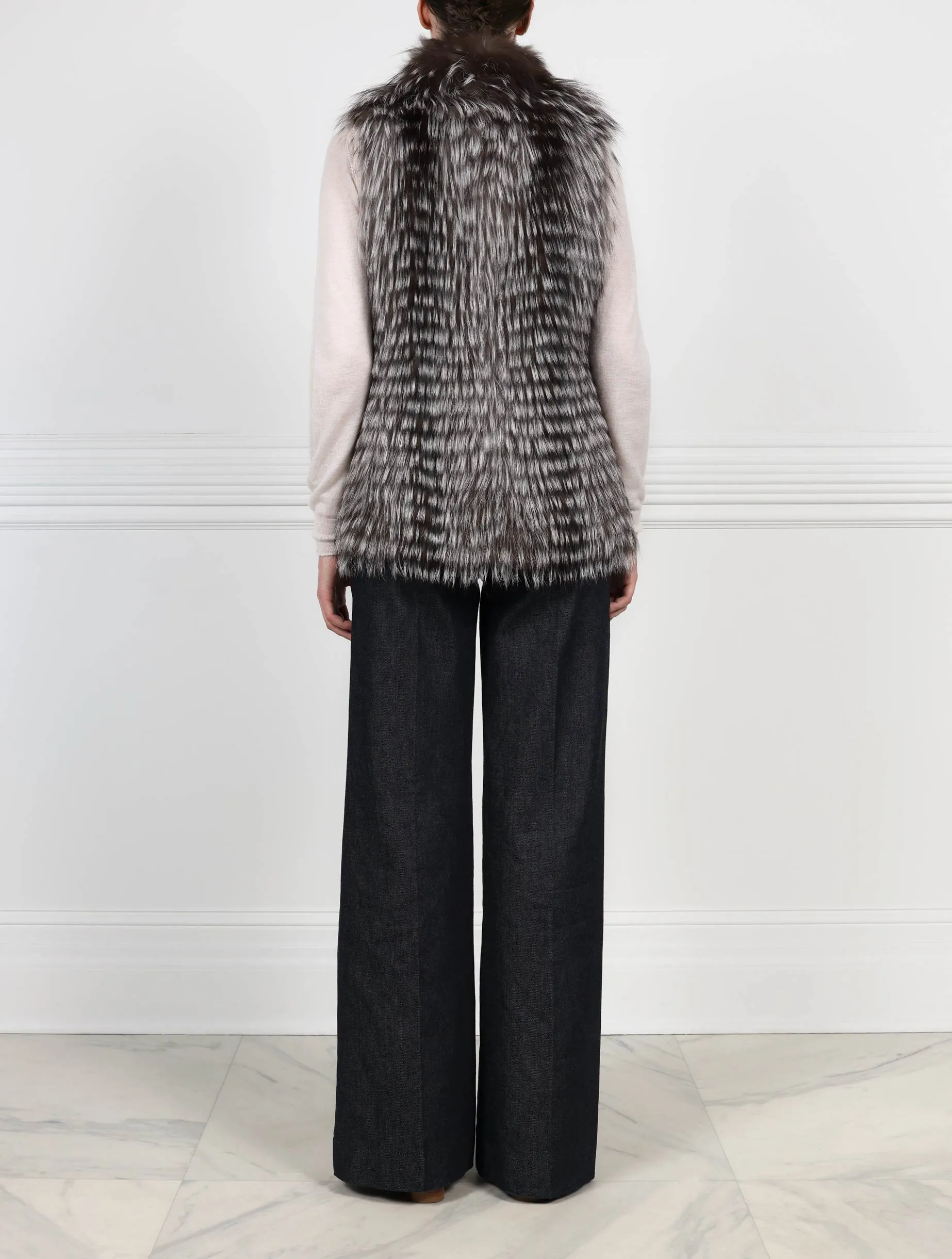 Stripped Fox Vest sold by Pologeorgis product image thumbnail 2