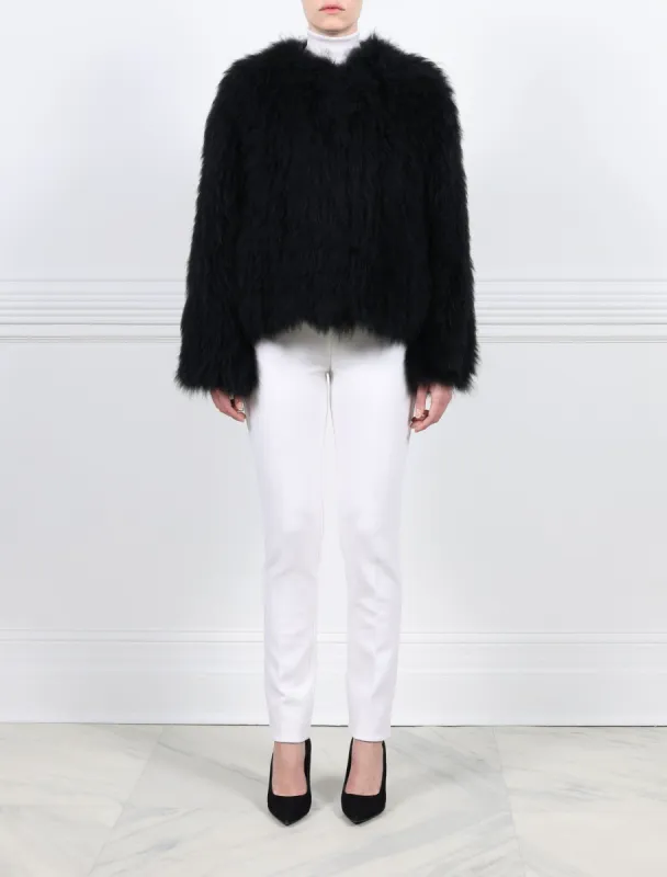 Shearling Crew Neck Jacket sold by Pologeorgis