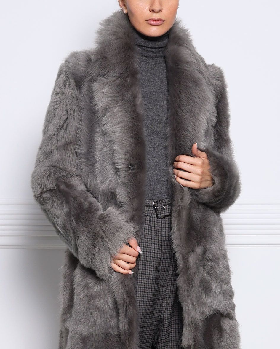 The Giovanna Toscana Shearling Coat sold by Pologeorgis product image thumbnail 2