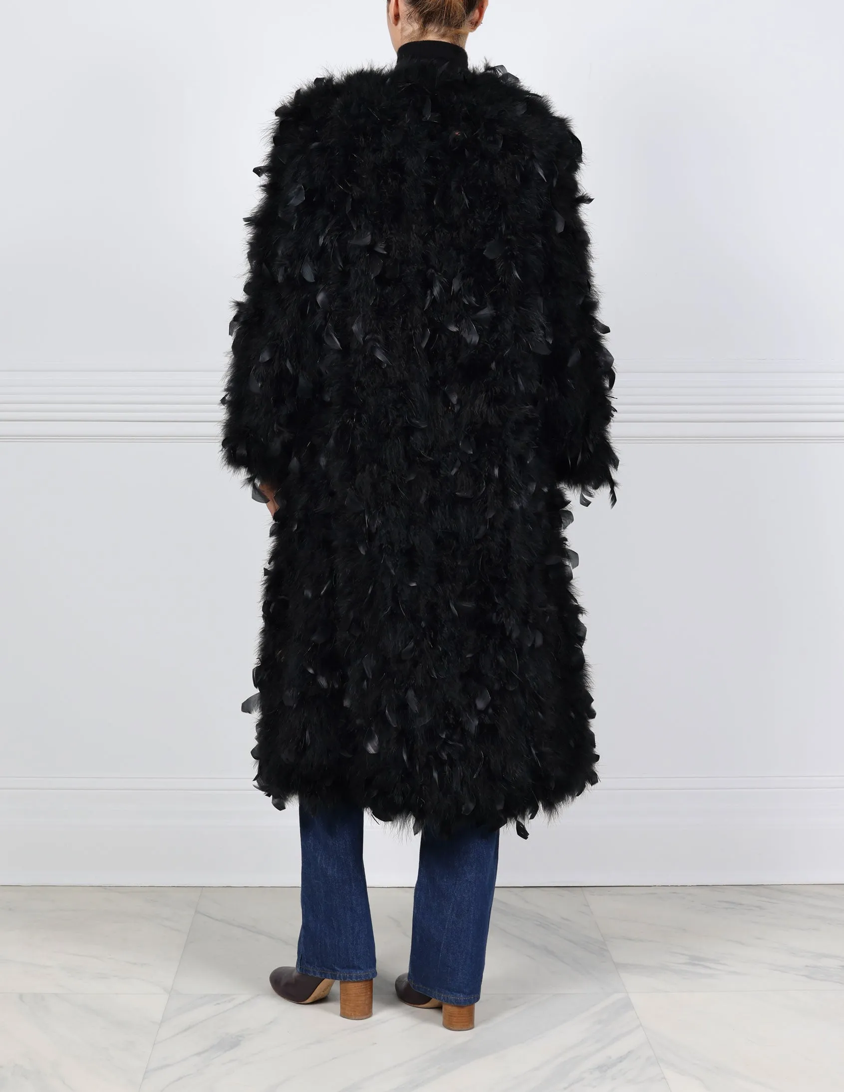 The Zaza Feather Coat sold by Pologeorgis product image thumbnail 2