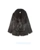 The Winter Knitted Fur Jacket with Scarf sold by Pologeorgis