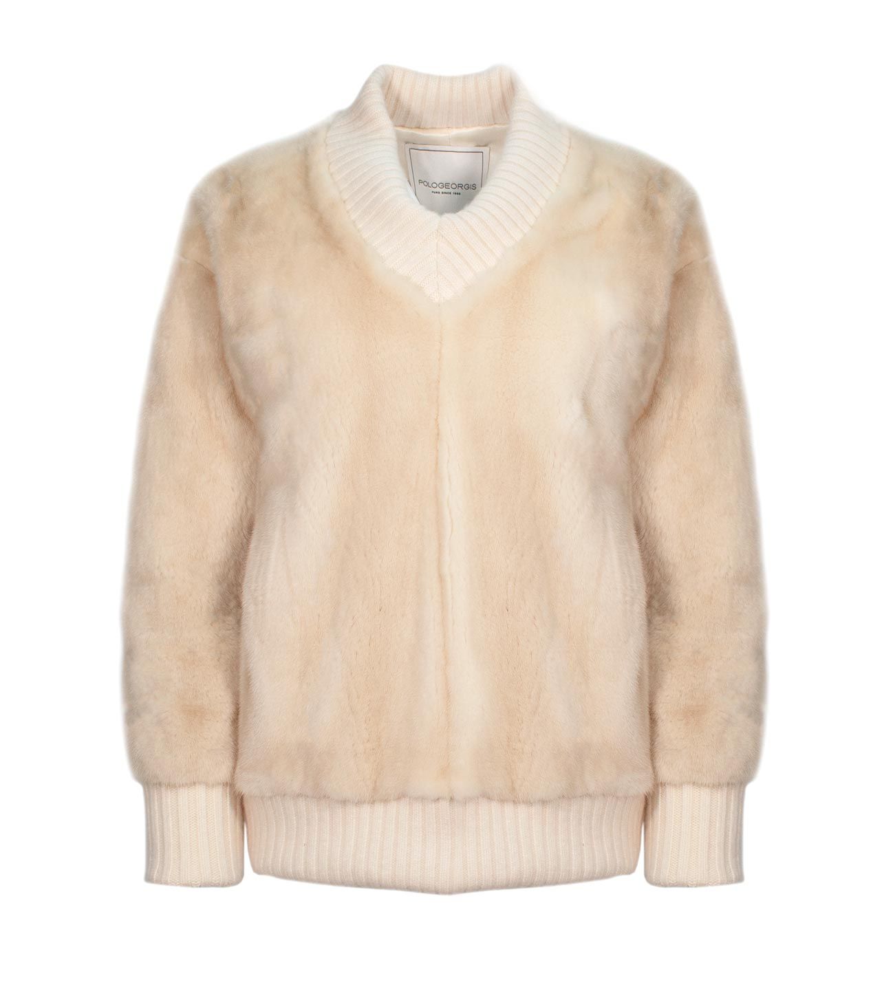 The Aria Mink Fur Pullover in Palomino sold by Pologeorgis product image thumbnail 8