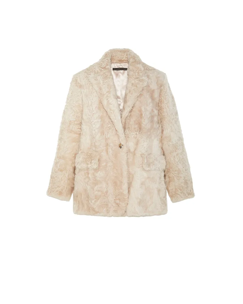 The Reagan Shearling Jacket sold by Pologeorgis product image thumbnail 5