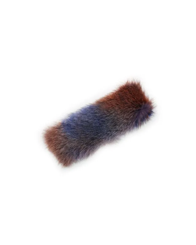 Multi Color Fur Headband sold by Pologeorgis