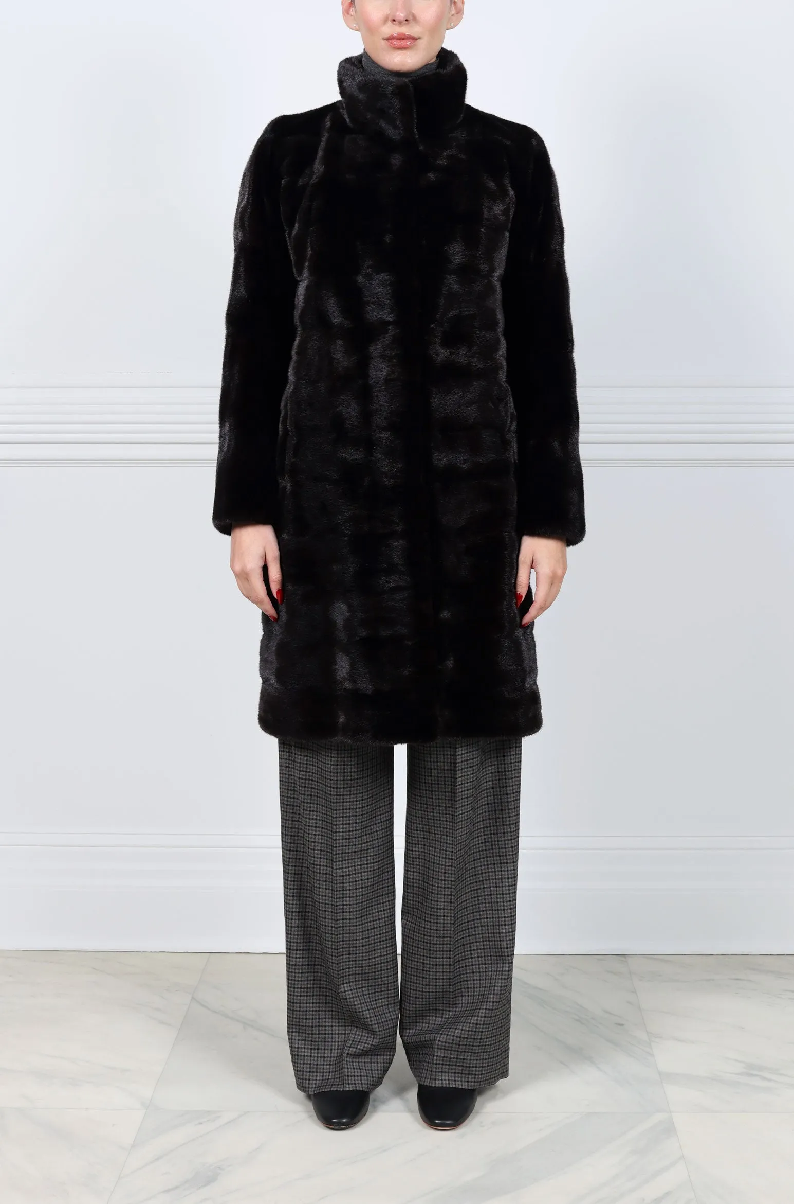 The Whitley Mink Fur Coat sold by Pologeorgis product image thumbnail 3
