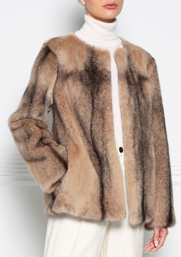 The Hannah Mink Fur Jacket sold by Pologeorgis product image thumbnail 4