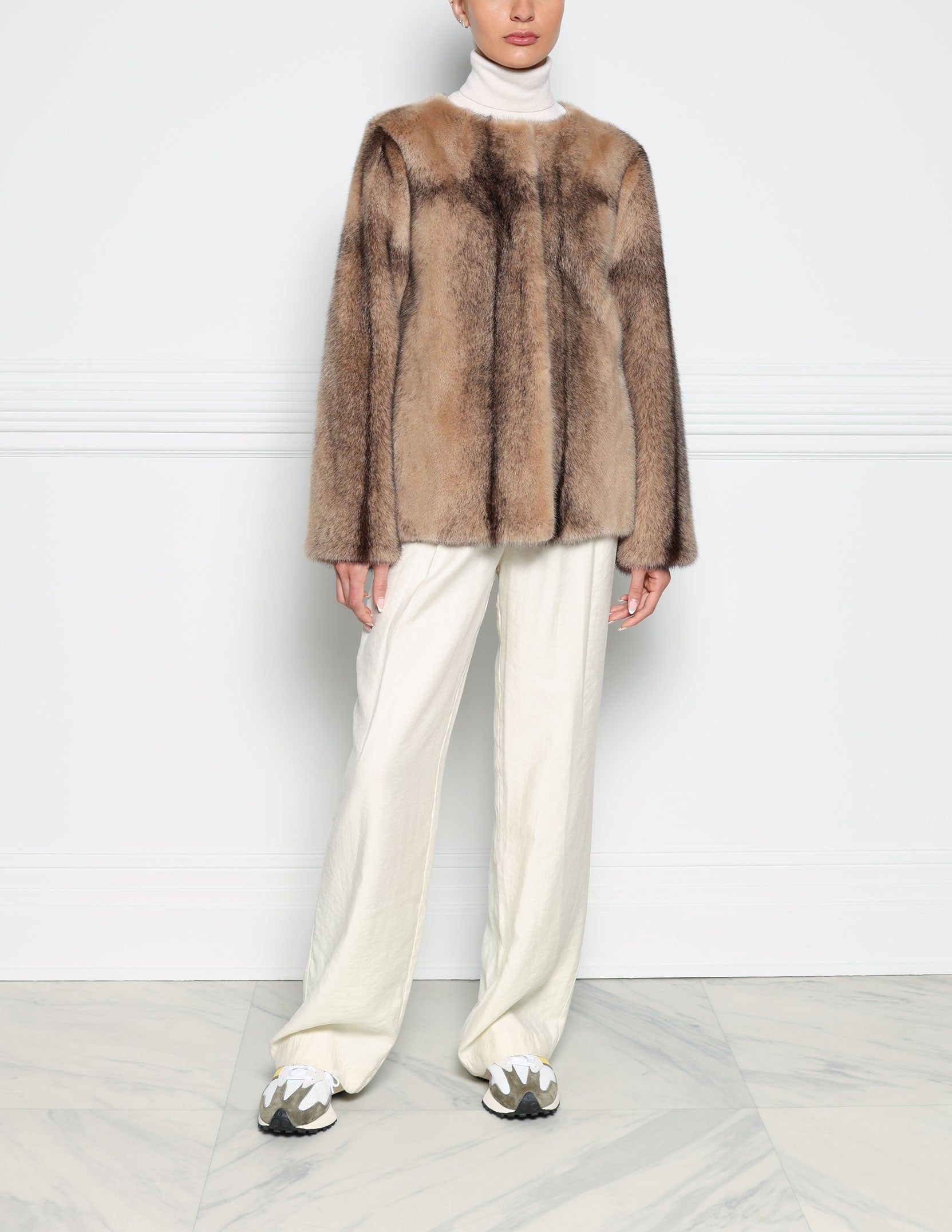 The Hannah Mink Fur Jacket sold by Pologeorgis product image thumbnail 2