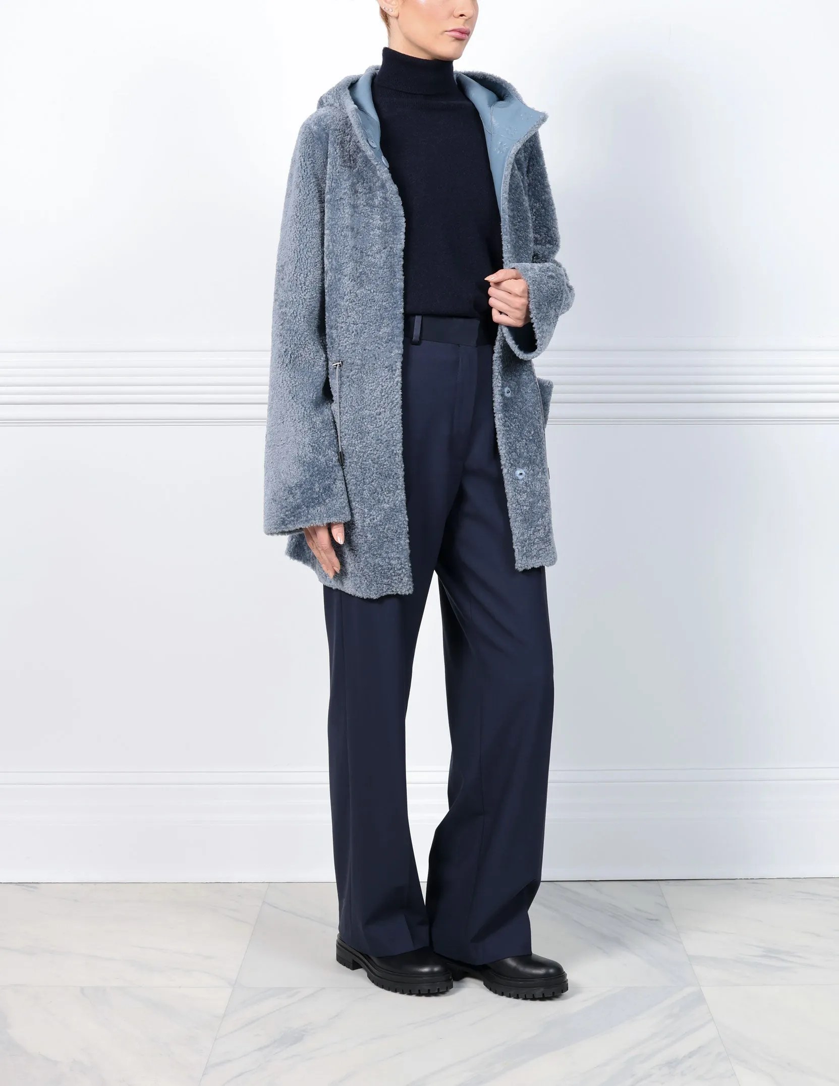 The Talia Shearling Coat sold by Pologeorgis product image thumbnail 3