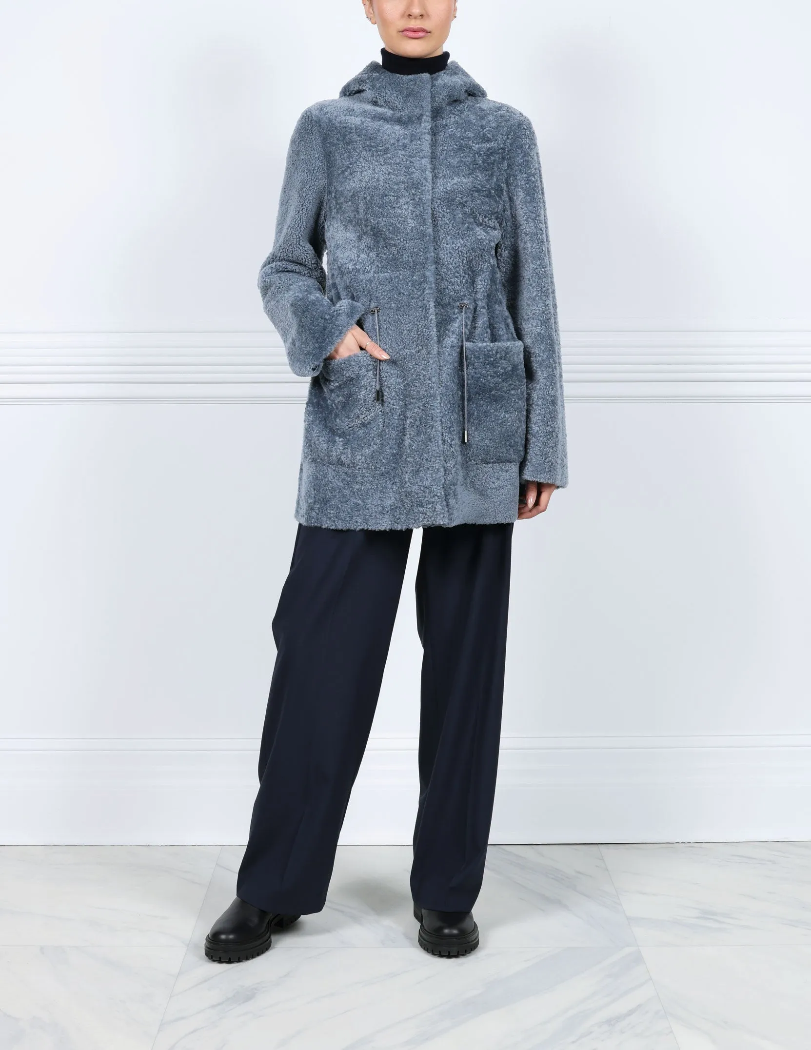 The Talia Shearling Coat sold by Pologeorgis product image thumbnail 2