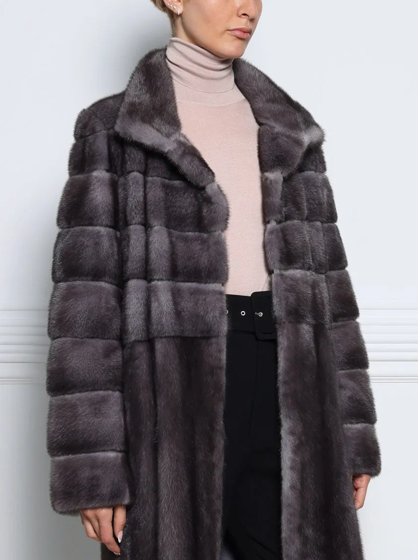 The Alessandra Mink Fur Coat sold by Pologeorgis product image thumbnail 2