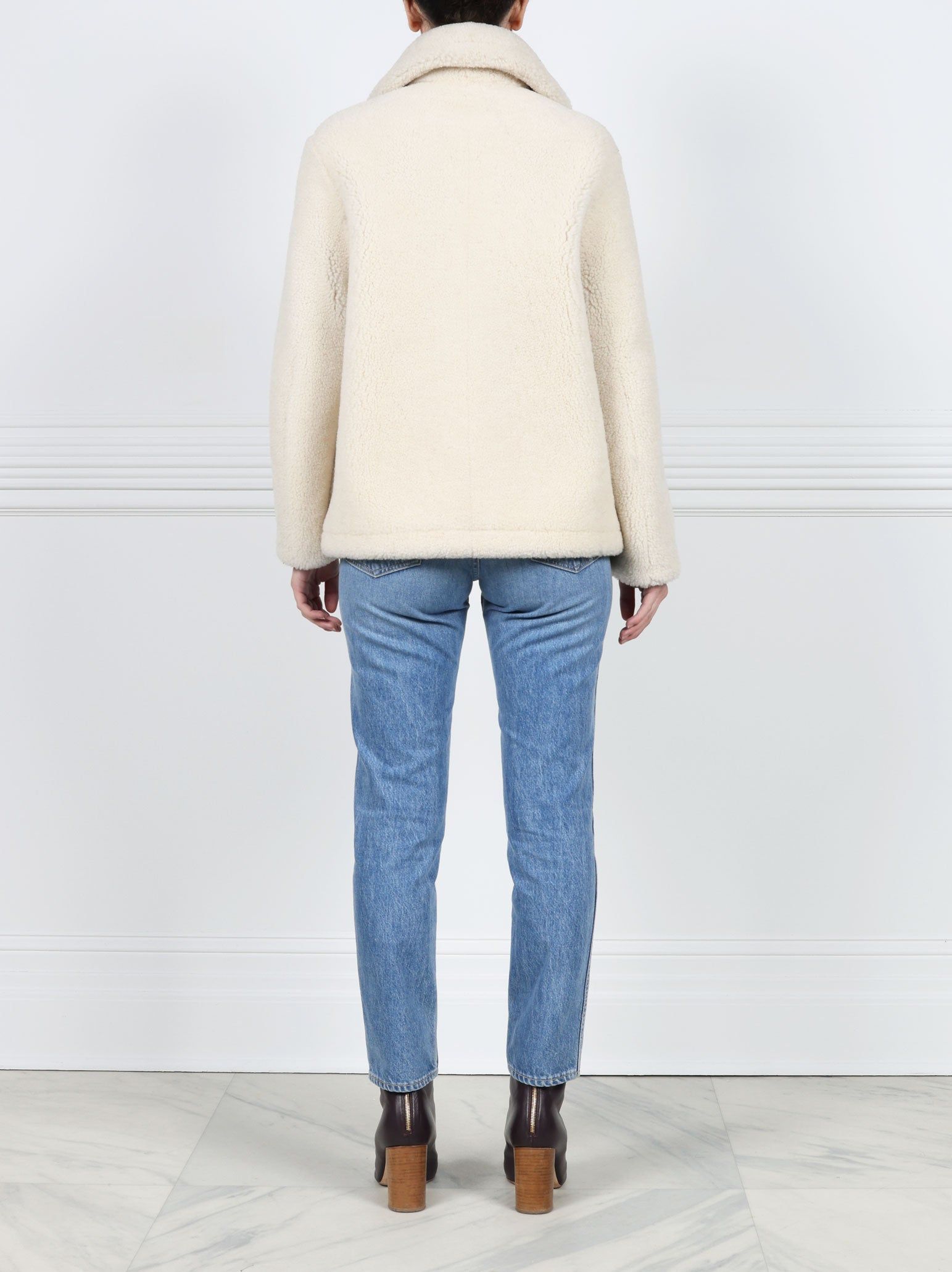 Shearling Jacket with Zip Detail sold by Pologeorgis product image thumbnail 2