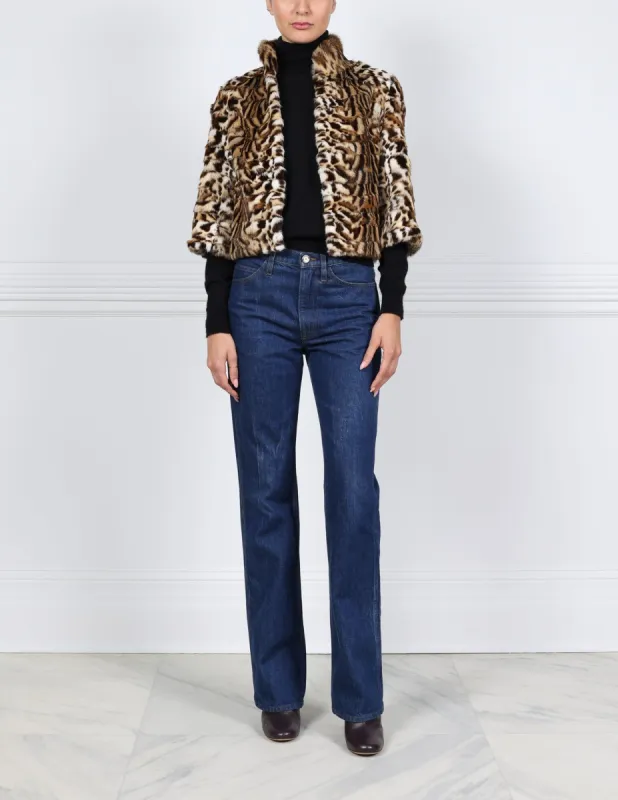 The Lippi Upcycled Fur Jacket sold by Pologeorgis