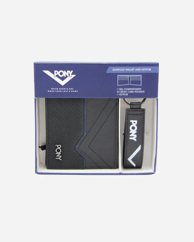 MARTY GIFT SET OF BIFOLD AND KEY FOB made by Pony