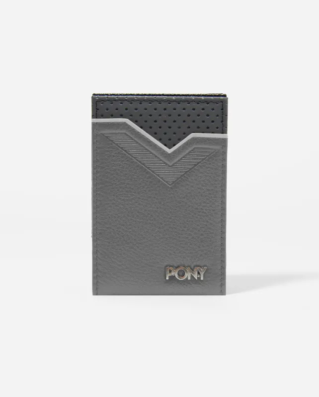 GIL TWO FOLD GREY WALLET WITH MAGNETIC made by Pony