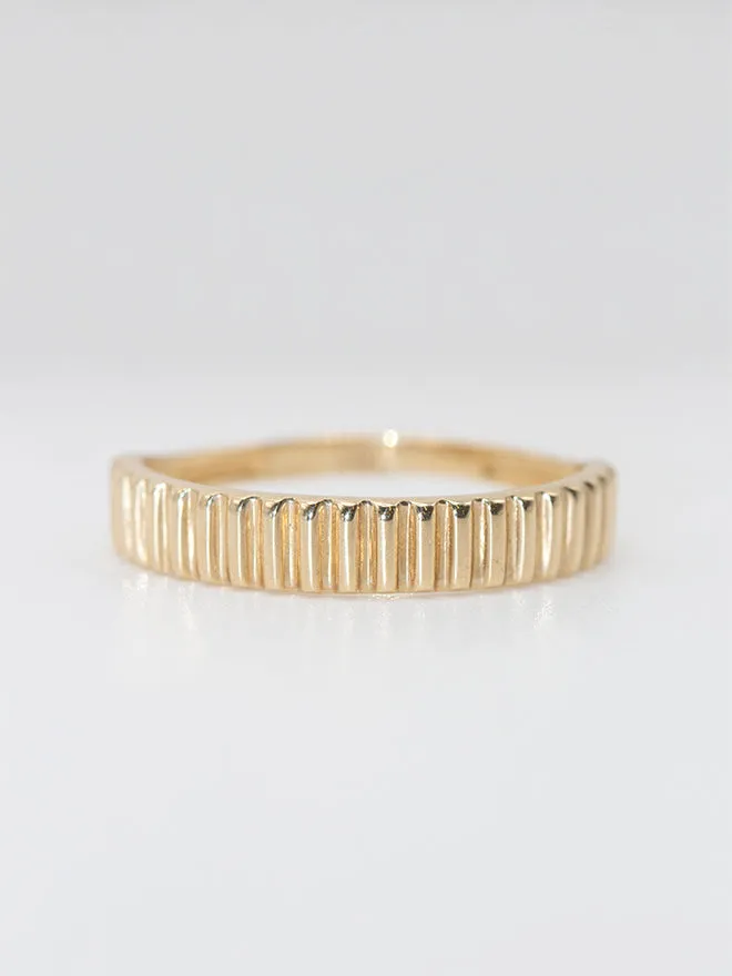 Gold Ridge Ring sold by POPPY FINCH