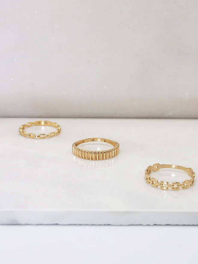 Gold Ridge Ring sold by POPPY FINCH product image thumbnail 4