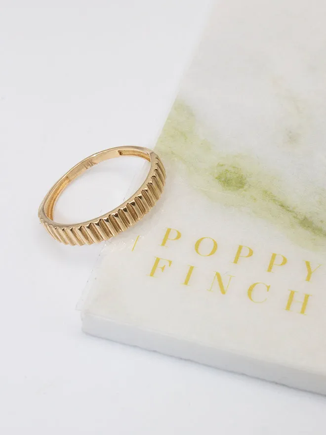Gold Ridge Ring sold by POPPY FINCH product image thumbnail 3