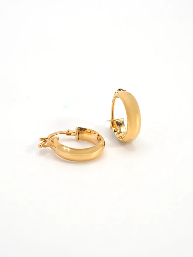 4mm Gold Huggies sold by POPPY FINCH product image thumbnail 4