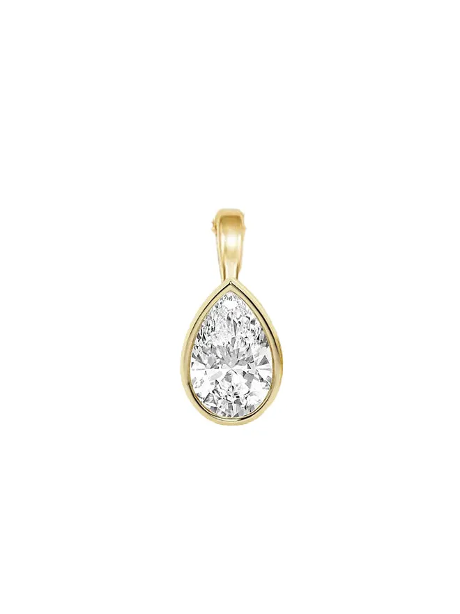 Pear Lab Diamond Pendant sold by POPPY FINCH