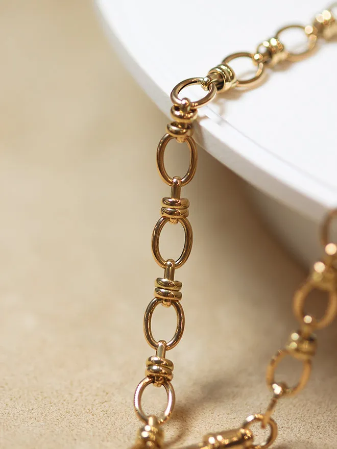 Large Oval Link Chain with Swivel & Charm Clasp sold by POPPY FINCH product image thumbnail 4