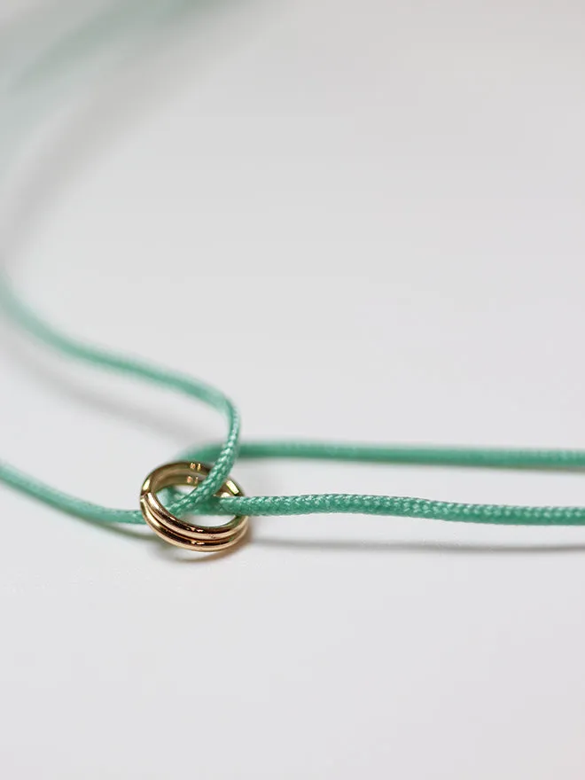 Cord Charm Bracelet Green sold by POPPY FINCH product image thumbnail 2