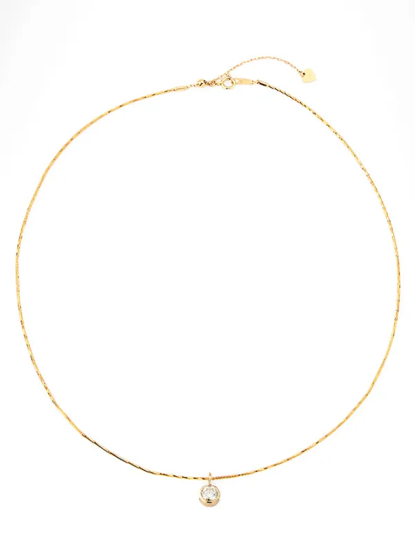 18K Round Lab Diamond Collar Necklace sold by POPPY FINCH