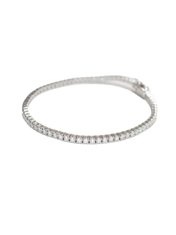 Lab Diamond Tennis Bracelet Large sold by POPPY FINCH