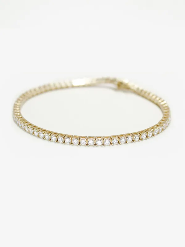 Lab Diamond Tennis Bracelet Medium sold by POPPY FINCH