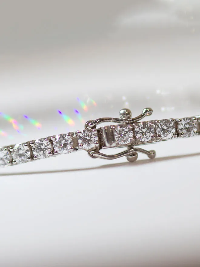 Lab Diamond Tennis Bracelet Small sold by POPPY FINCH product image thumbnail 2