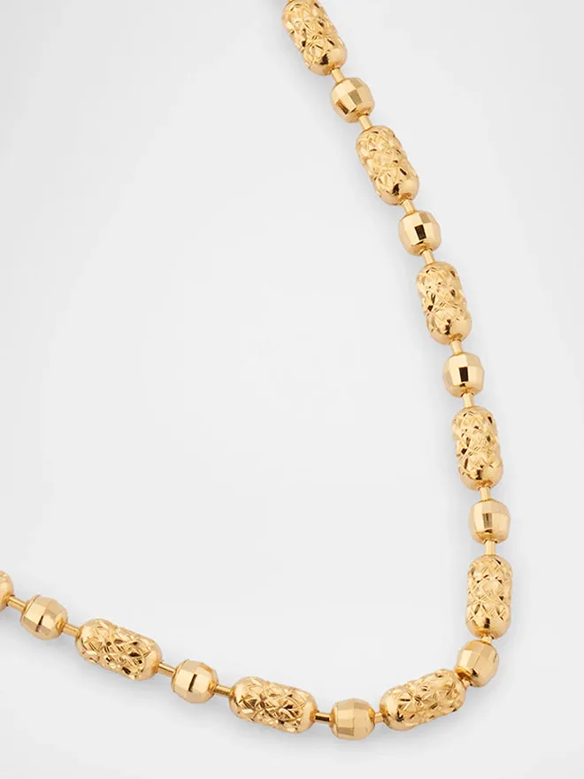 18K Alternate Bead Bracelet sold by POPPY FINCH product image thumbnail 2