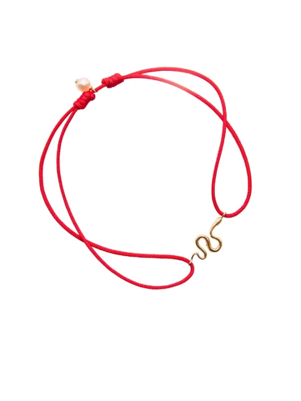 Year of the Snake Adjustable Bracelet sold by POPPY FINCH