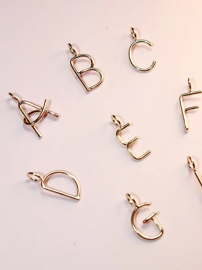 Letter Charm sold by POPPY FINCH product image thumbnail 3