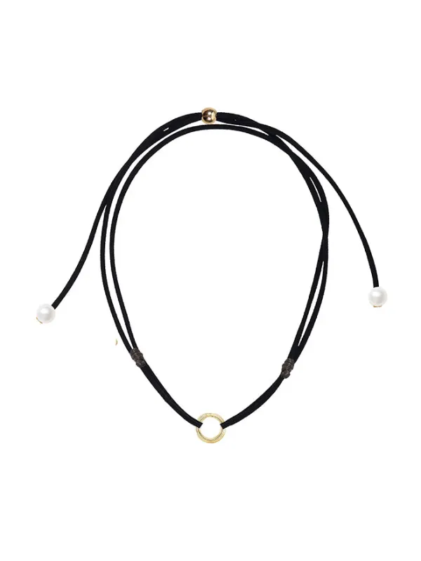 Adjustable Cord Charm Necklace sold by POPPY FINCH