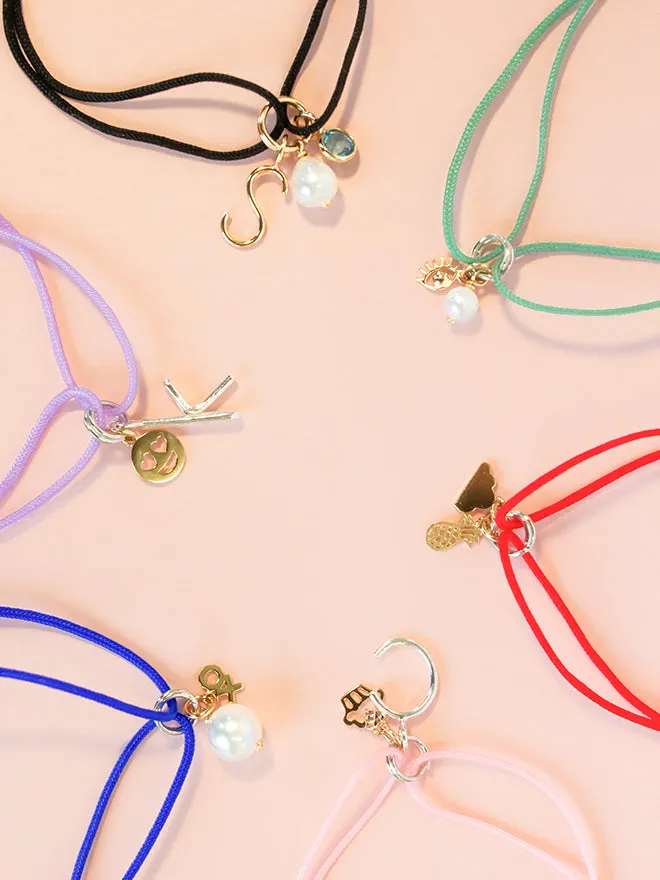 Adjustable Cord Charm Necklace sold by POPPY FINCH product image thumbnail 2