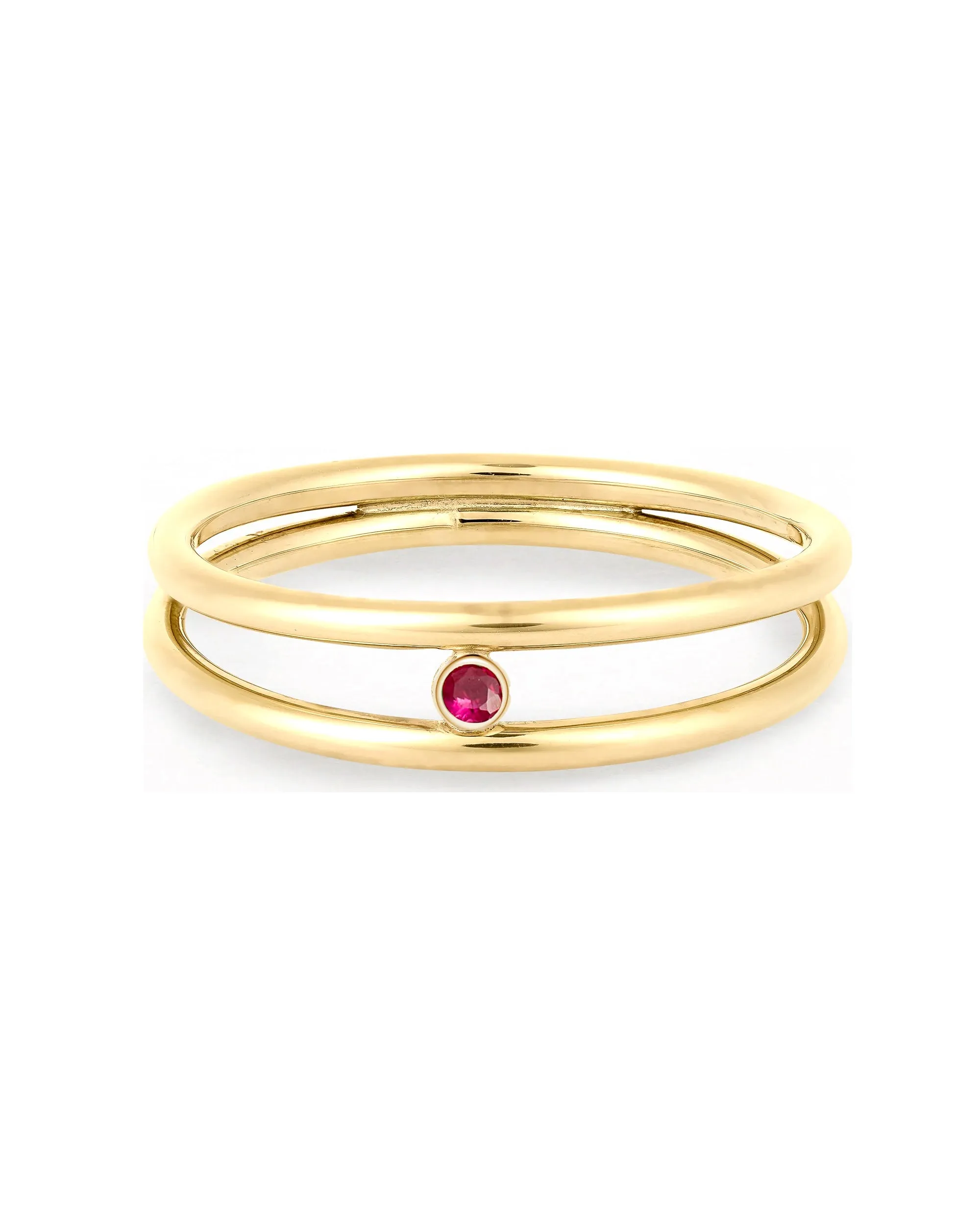 Duo Band Ring sold by POPPY FINCH product image thumbnail 3