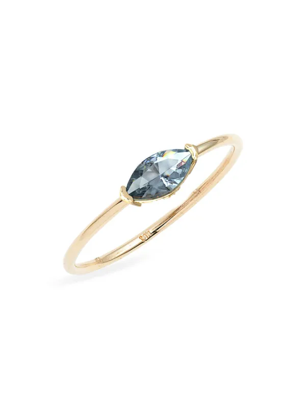 Marquise Gemstone Ring sold by POPPY FINCH
