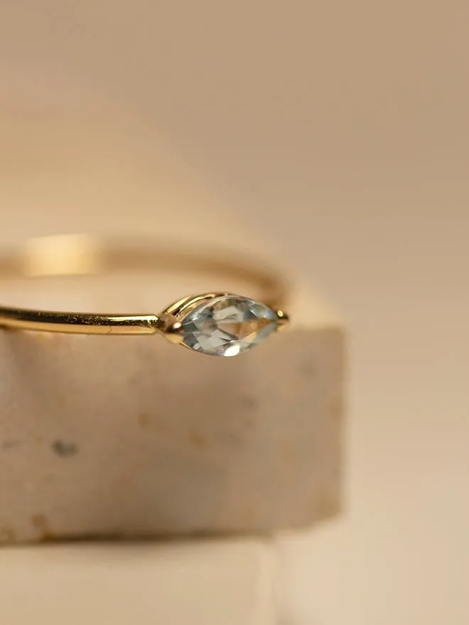 Marquise Gemstone Ring sold by POPPY FINCH product image thumbnail 3