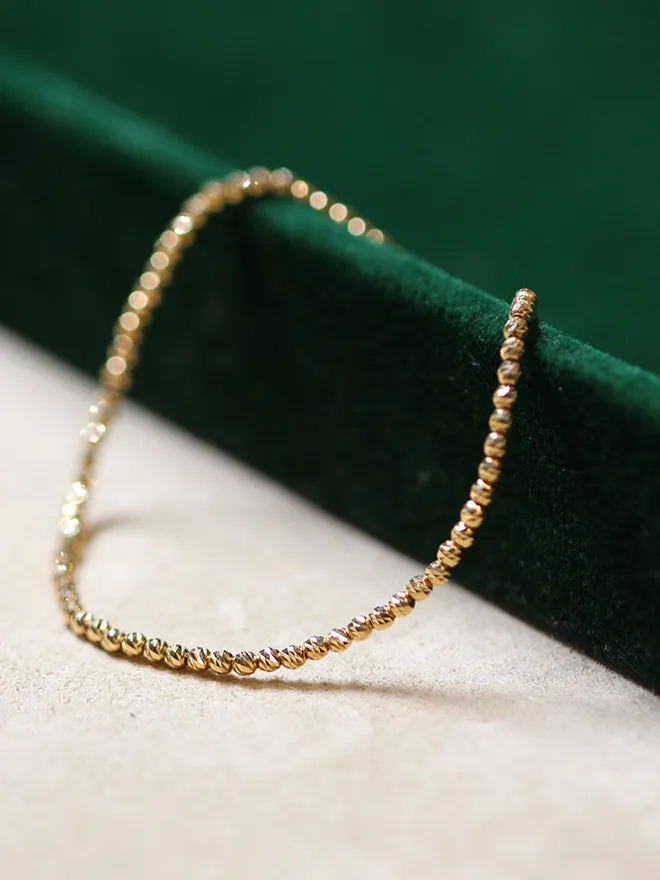 18K Bead All Around Bracelet sold by POPPY FINCH product image thumbnail 2