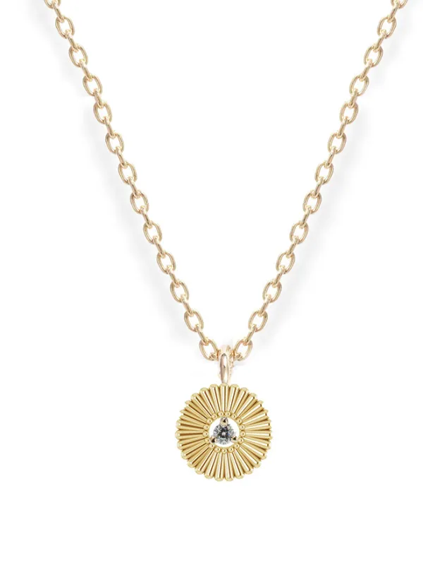 Bloom Diamond Pendant Necklace sold by POPPY FINCH