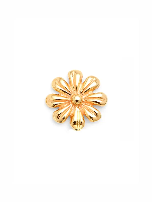 Gold Daisy Charm sold by POPPY FINCH