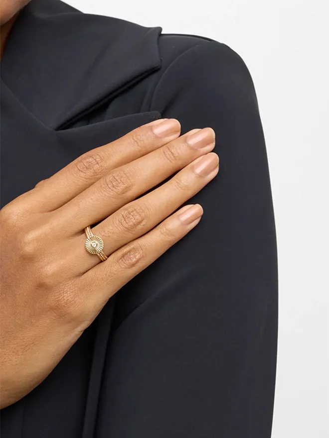 Bloom Diamond Spin Ring sold by POPPY FINCH product image thumbnail 2